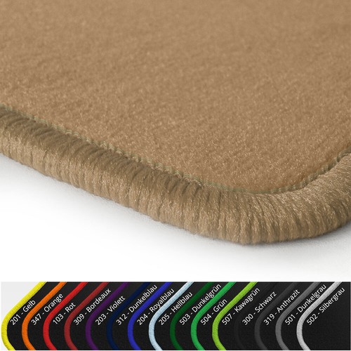 Fußmatten velours beige - fußmatten,